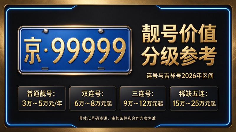 专业京牌租赁服务展示